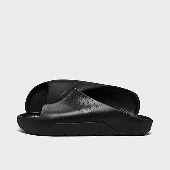 The Air Jordan Post Men's Black Slides Sandals in size 10 - Picture 1 of 7